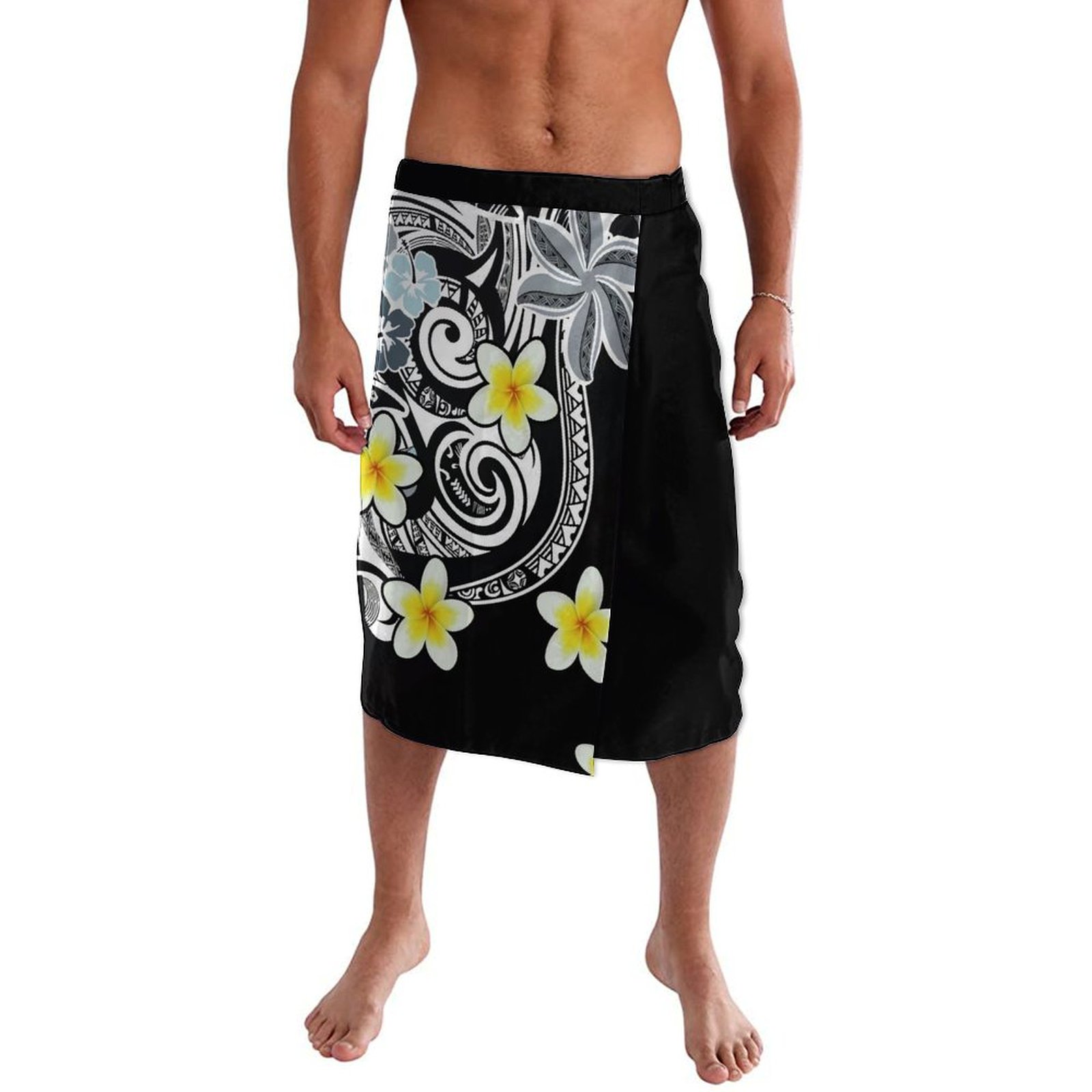 Sarong Men Wrap - Модное саронг лаваява с Полинезийским принтом