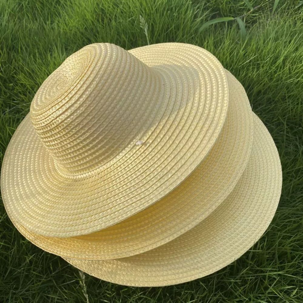 Летняя широкополая соломенная  – обзор и цена Bucket Hat Straw