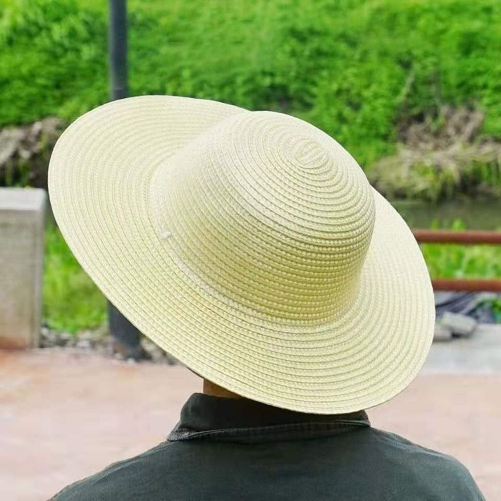 Летняя широкополая соломенная  – обзор и цена Bucket Hat Straw